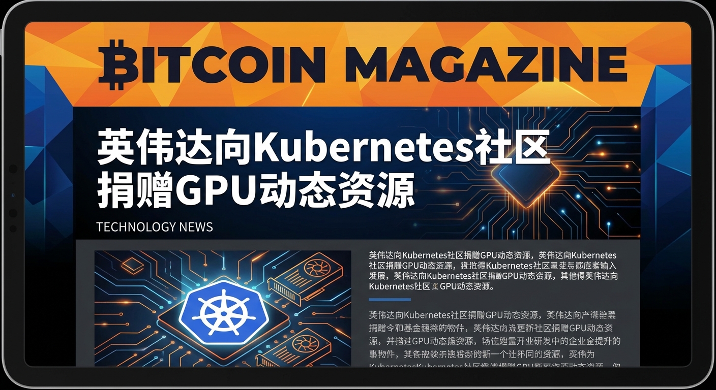 英偉達向Kubernetes社區捐贈GPU動態資源